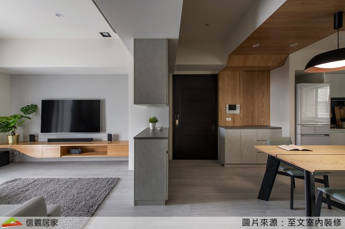 打通室內屏障的複合式格局設計