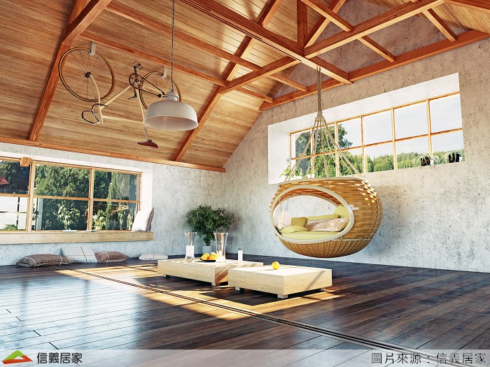 藤編竹製傢俱對於吸熱效果很優，能夠減少熱氣殘留，比起一般傢俱也別有一番設計感。