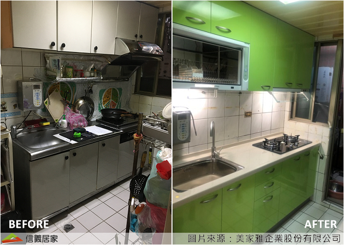 雜亂廚房成功蛻變！高收納空間料理更美味