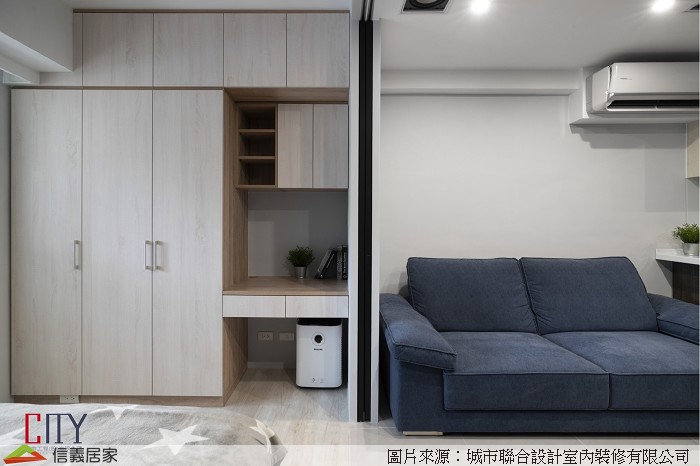 米色客廳室內裝潢設計，包括沙發裝潢圖片