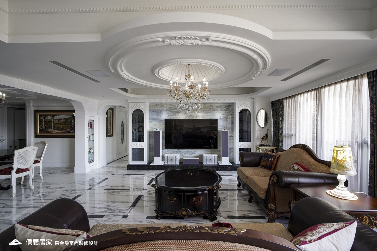 讓藝術融入生活中，大器奢華新古典風