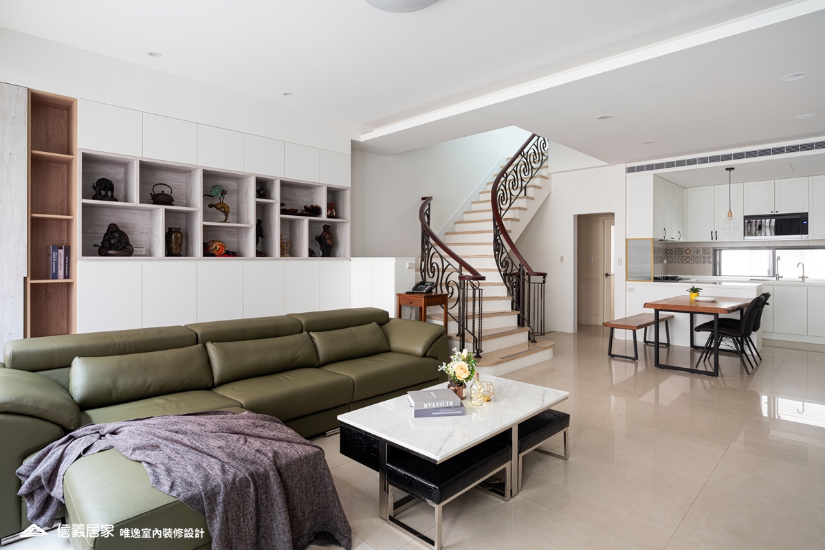 83坪透天老宅化身簡約感鄉村別墅