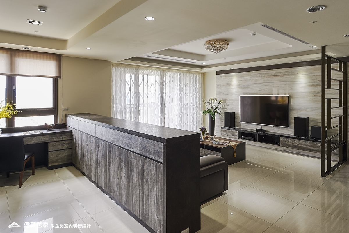 善用幾何線條，營造寬敞現代風格宅