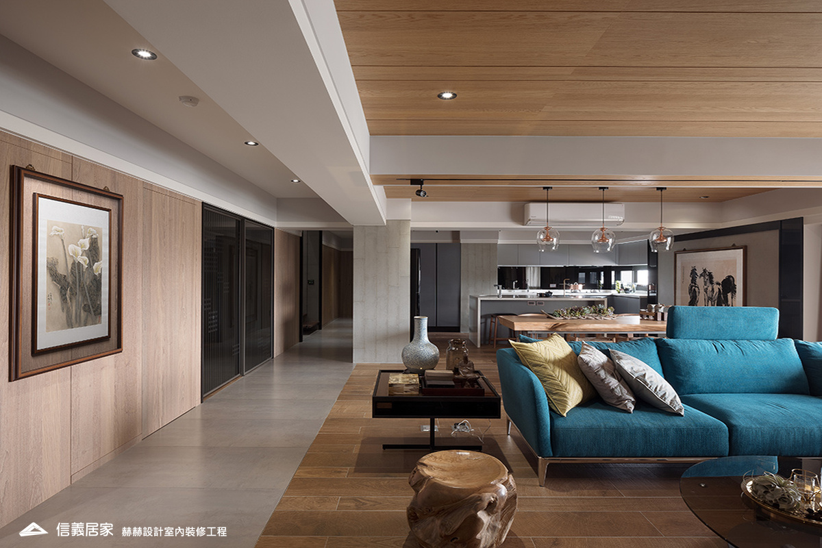 75坪老屋重生：北投中式風格翻新華麗蛻變