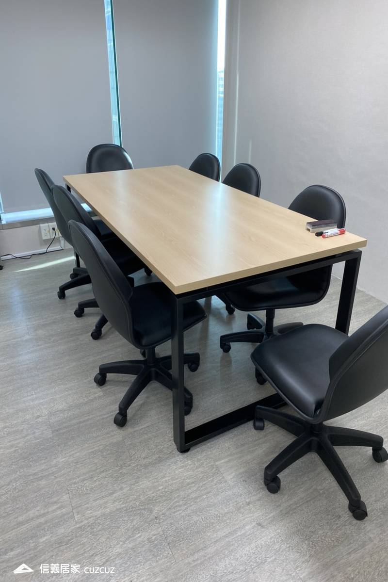 工業風口字腳會議桌