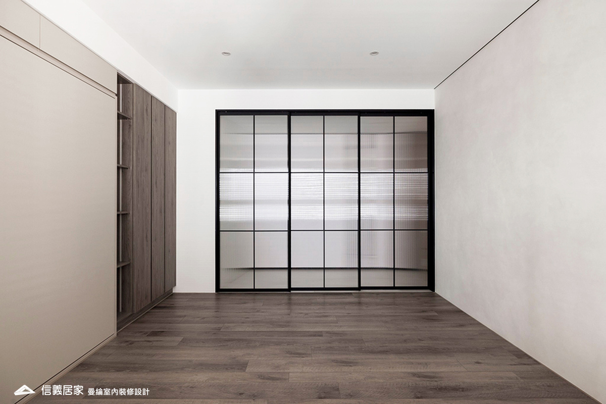 多功能房-1-大理石 大板磚 烤漆 藝術漆 鍍鈦飾條 明鏡