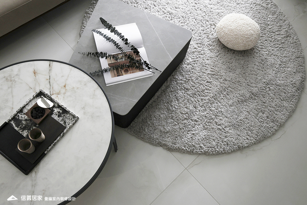 局部-4-大理石 大板磚 烤漆 藝術漆 鍍鈦飾條 明鏡