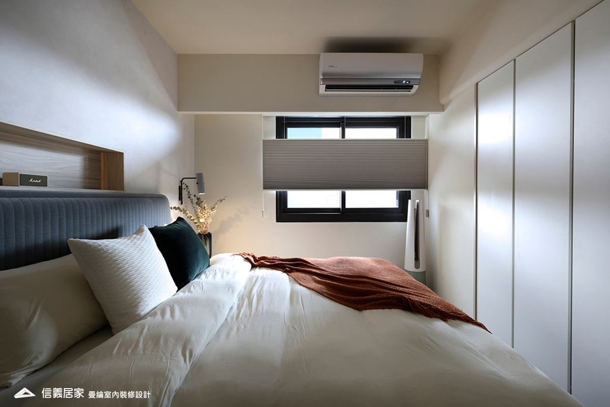 主臥-3貓洞 藝術漆 烤漆玻璃 壁燈 進口五金把手 花磚