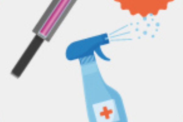 噴灑專業級藥水消毒