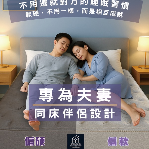 夫妻同床軟硬各選-再也不用分房當室友