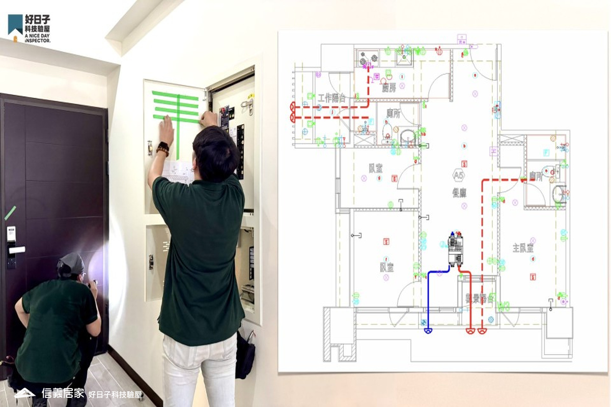 交屋驗屋全攻略＿驗屋公司檢查水電圖與現場驗屋流程
