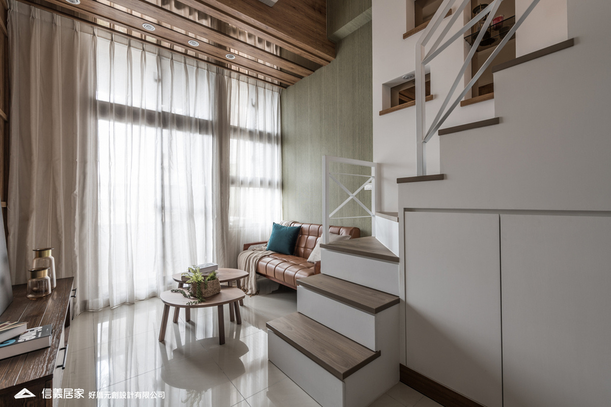 挑高空間小宅！回家就像渡假，民宿風讓您放鬆一天的壓力！