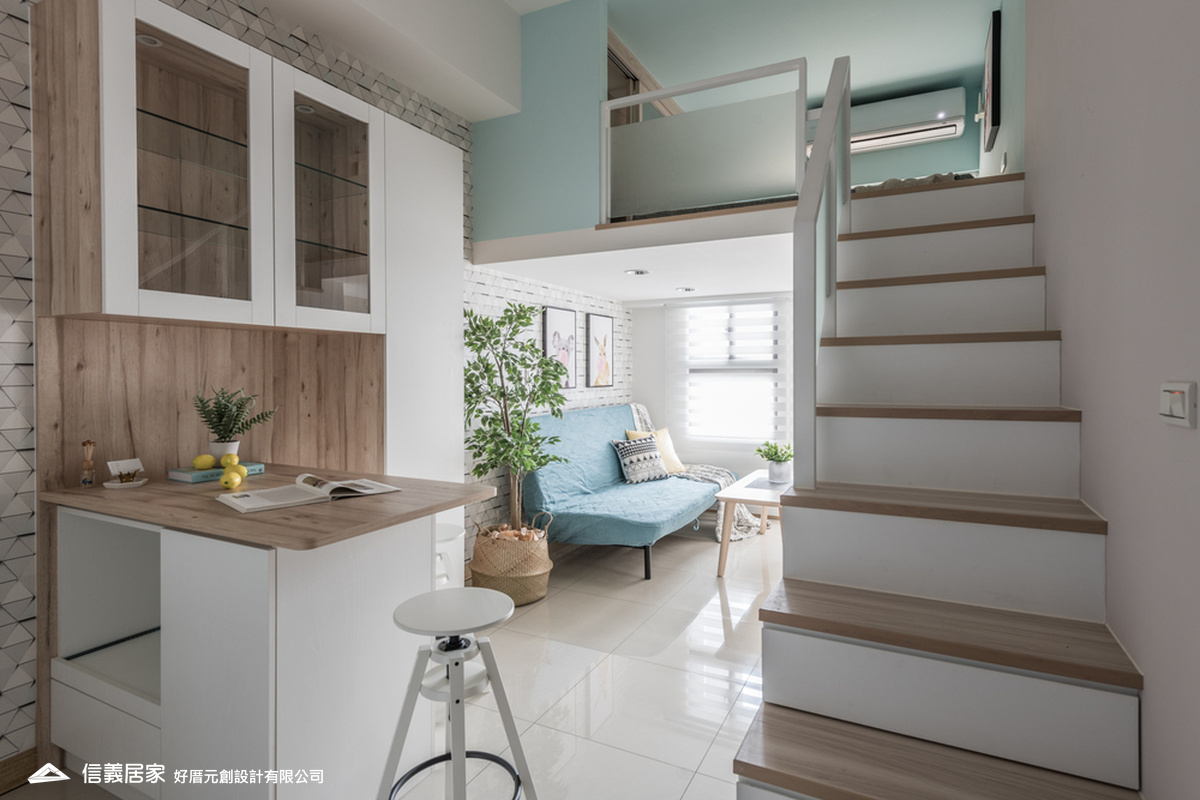 溫馨小套房！溫馨的北歐風內藏海量收納