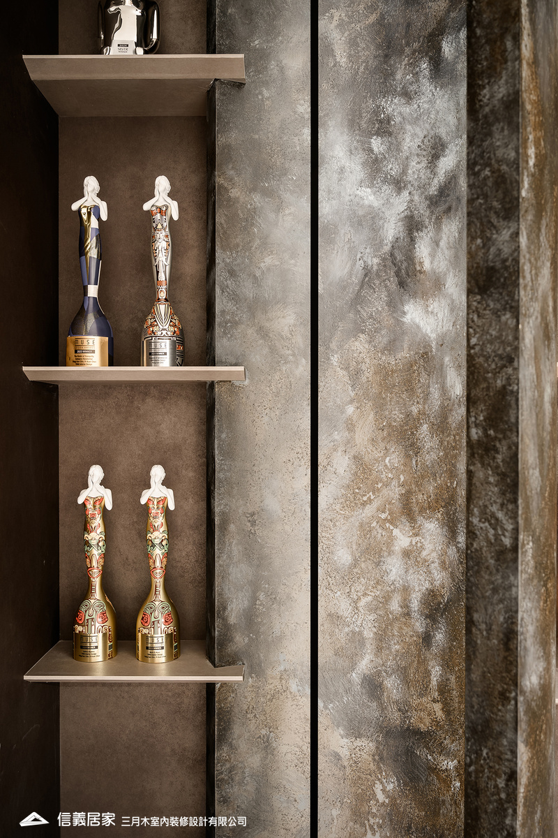 商空設計_藝術塗料 展示櫃