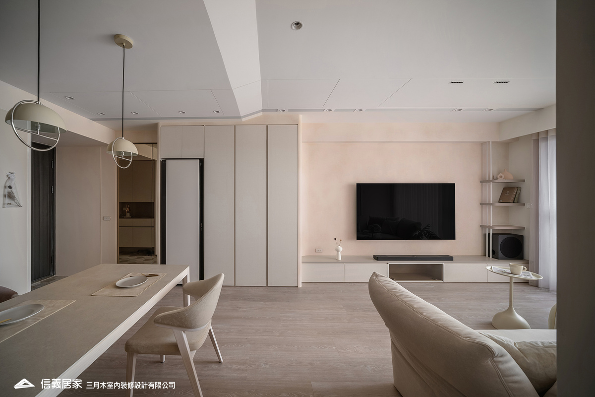 夢幻美式_客廳1_電視牆 電子衣櫥