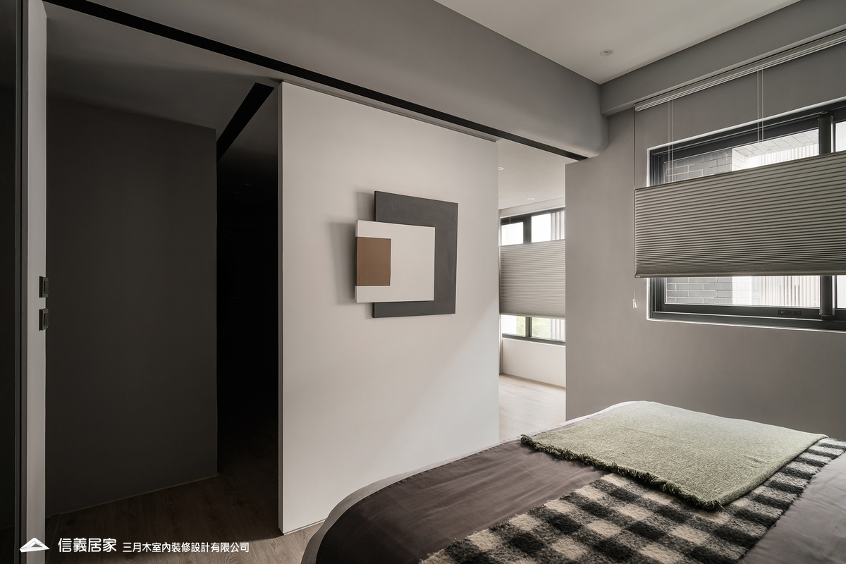 智能透天宅_臥房3_開放式
