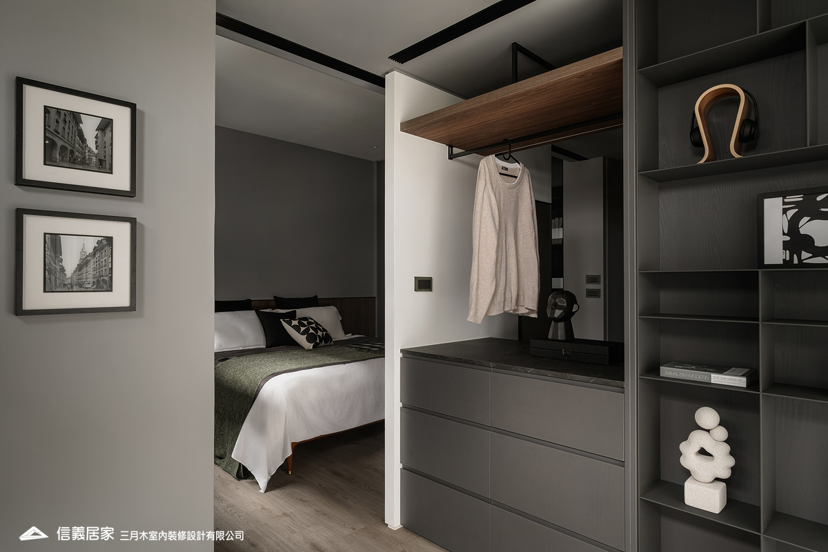 智能透天宅_臥房展示櫃 收納櫃