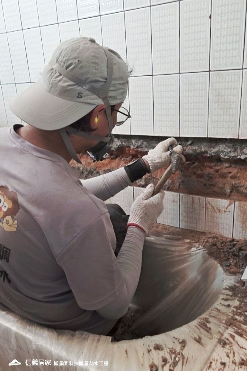 14浴室配管工程｜浴室配管工程 老舊管線翻新再施工