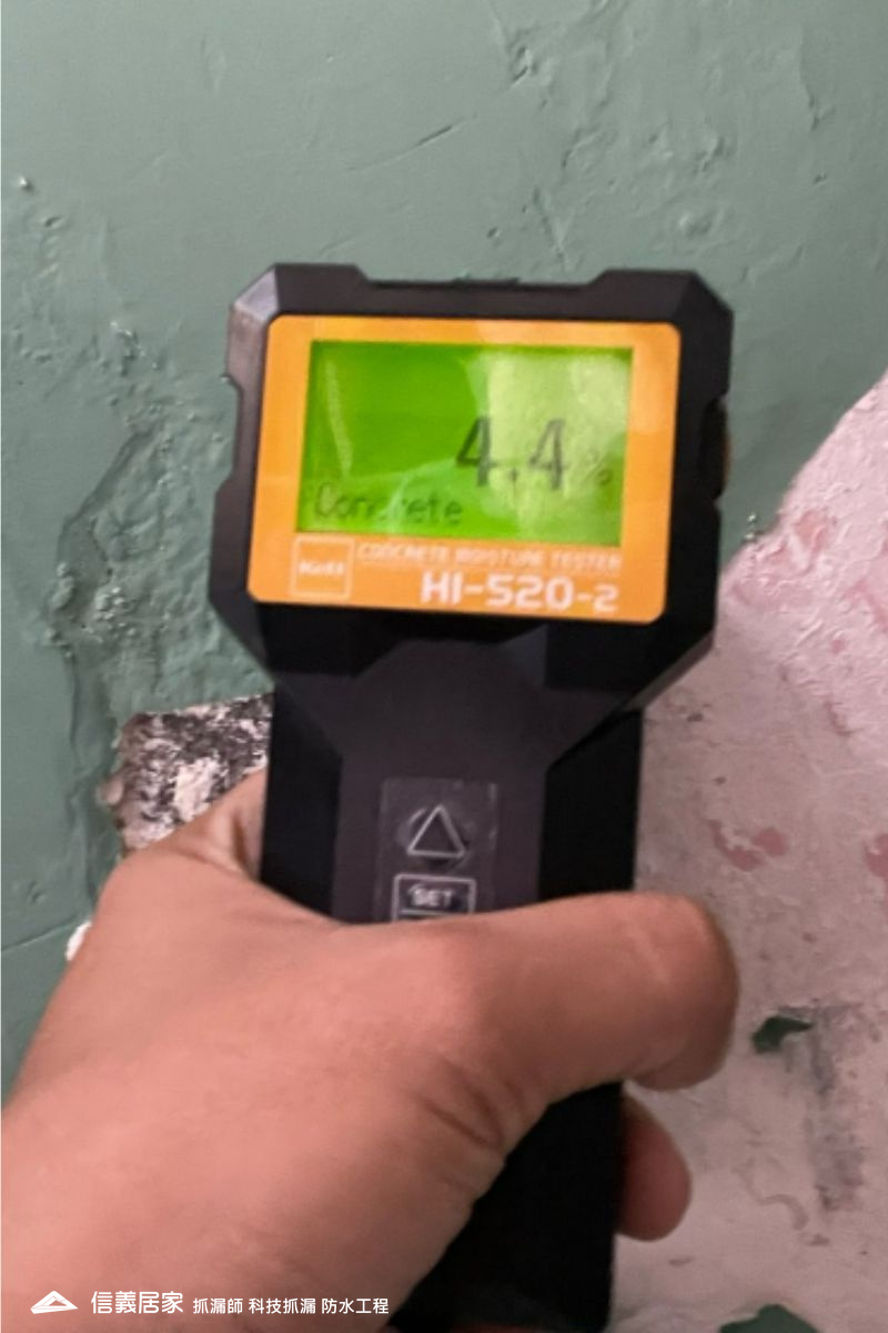 31科技抓漏｜水分儀抓漏檢測工程 濕度儀掌握隱藏滲水