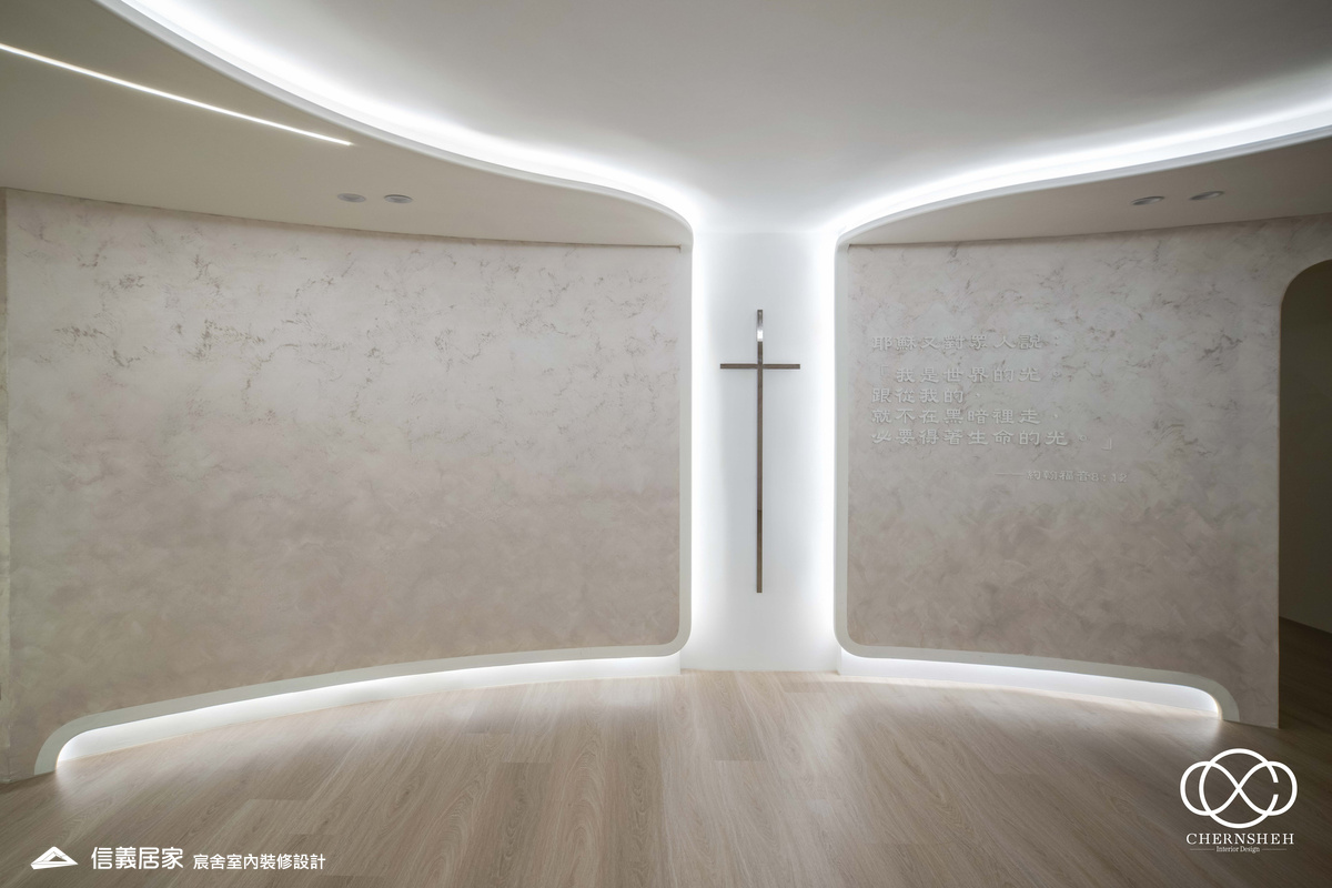 5.大廳_系統櫃_人造植栽_格柵天花板_特殊漆_公共空間