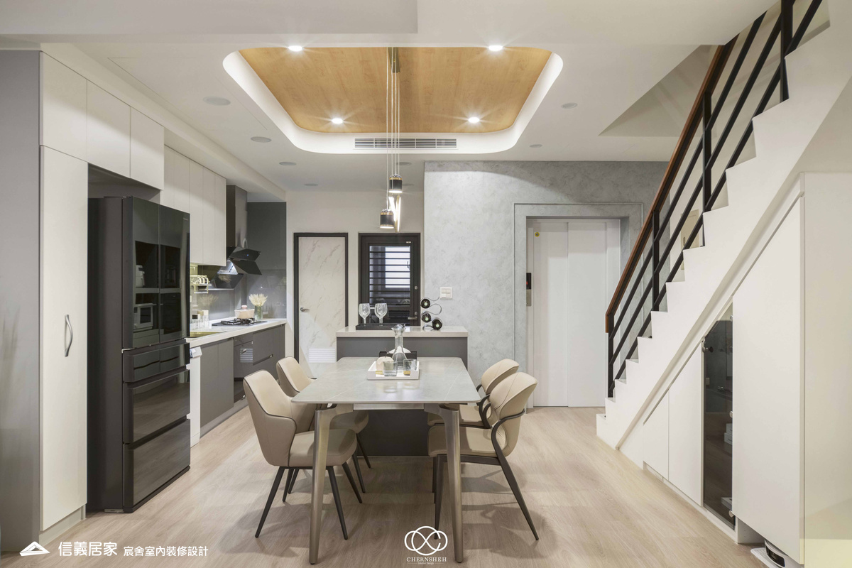 6.廚房_系統櫃_六角地磚_洞洞板_藝術漆_現代風