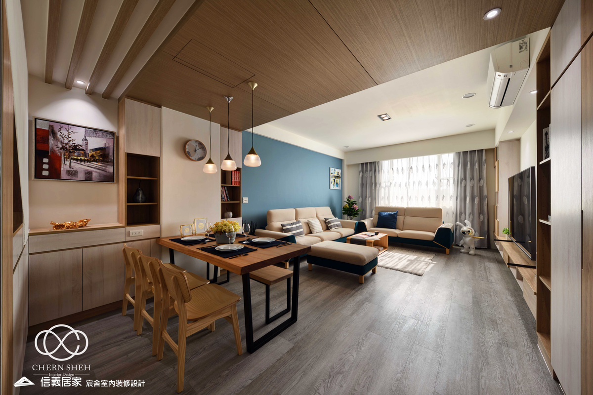 靠山_中壢北歐風透天，感受木質的溫度