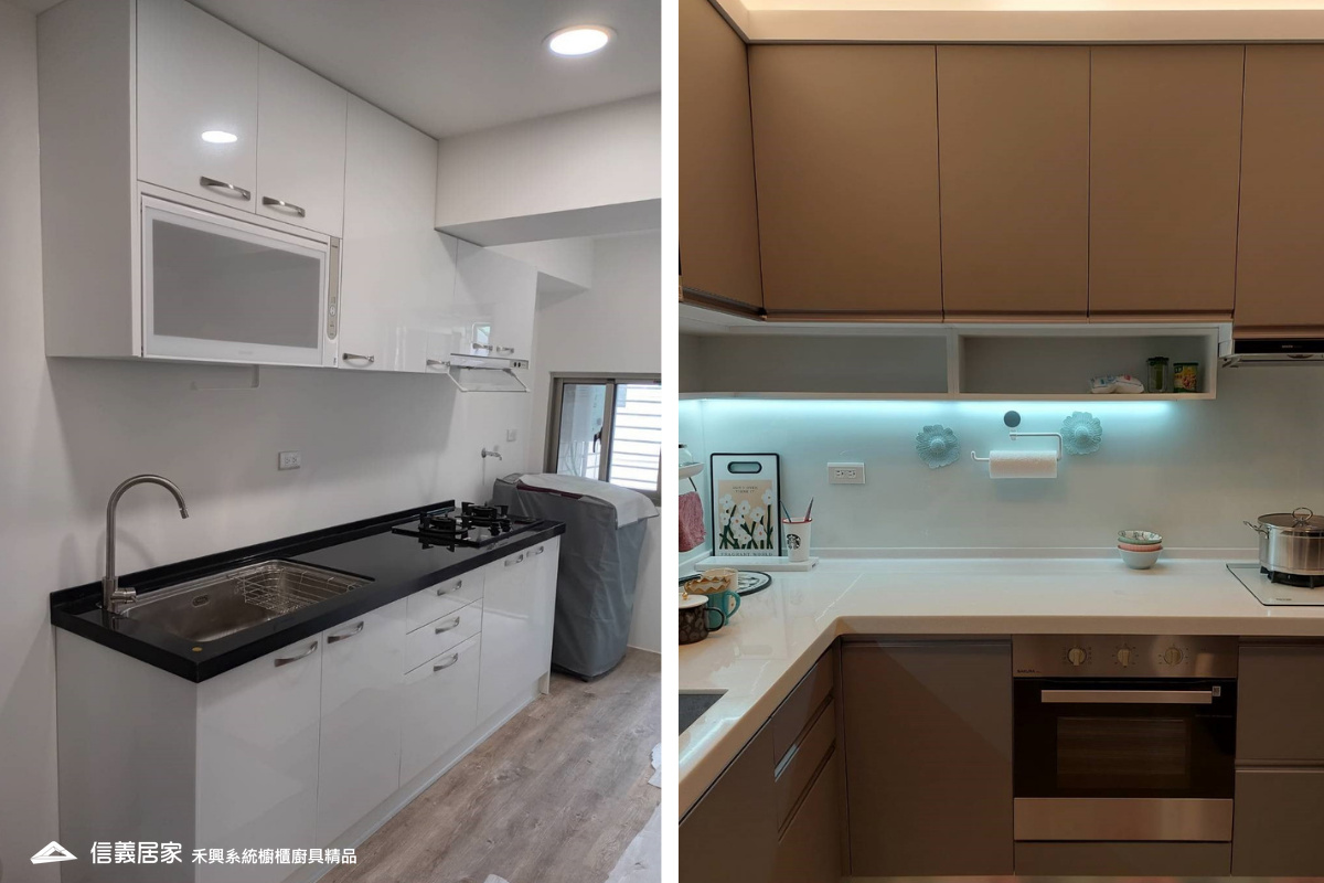 禾興系統廚櫃廚具精品作品案例