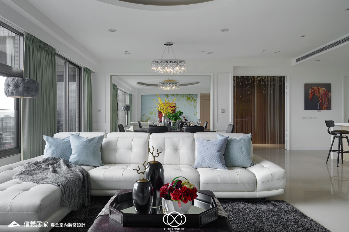 圓舞光域_竹北大樓開放式格局藝術宅邸