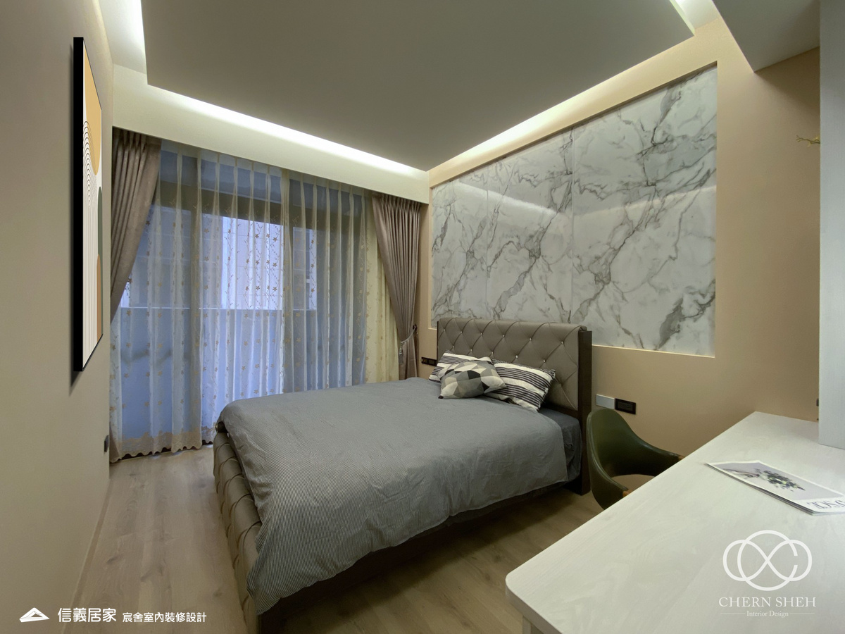 29.臥室_大理石_系統櫃_灰色_黑色_特殊漆_輕奢風
