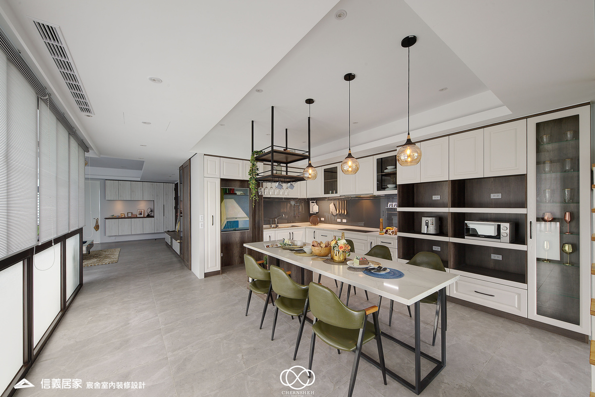 雅築榓境_大溪老屋重塑長型格局，以天井引入純淨的自然光