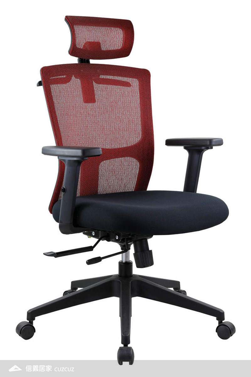 凱音高背升降手網椅