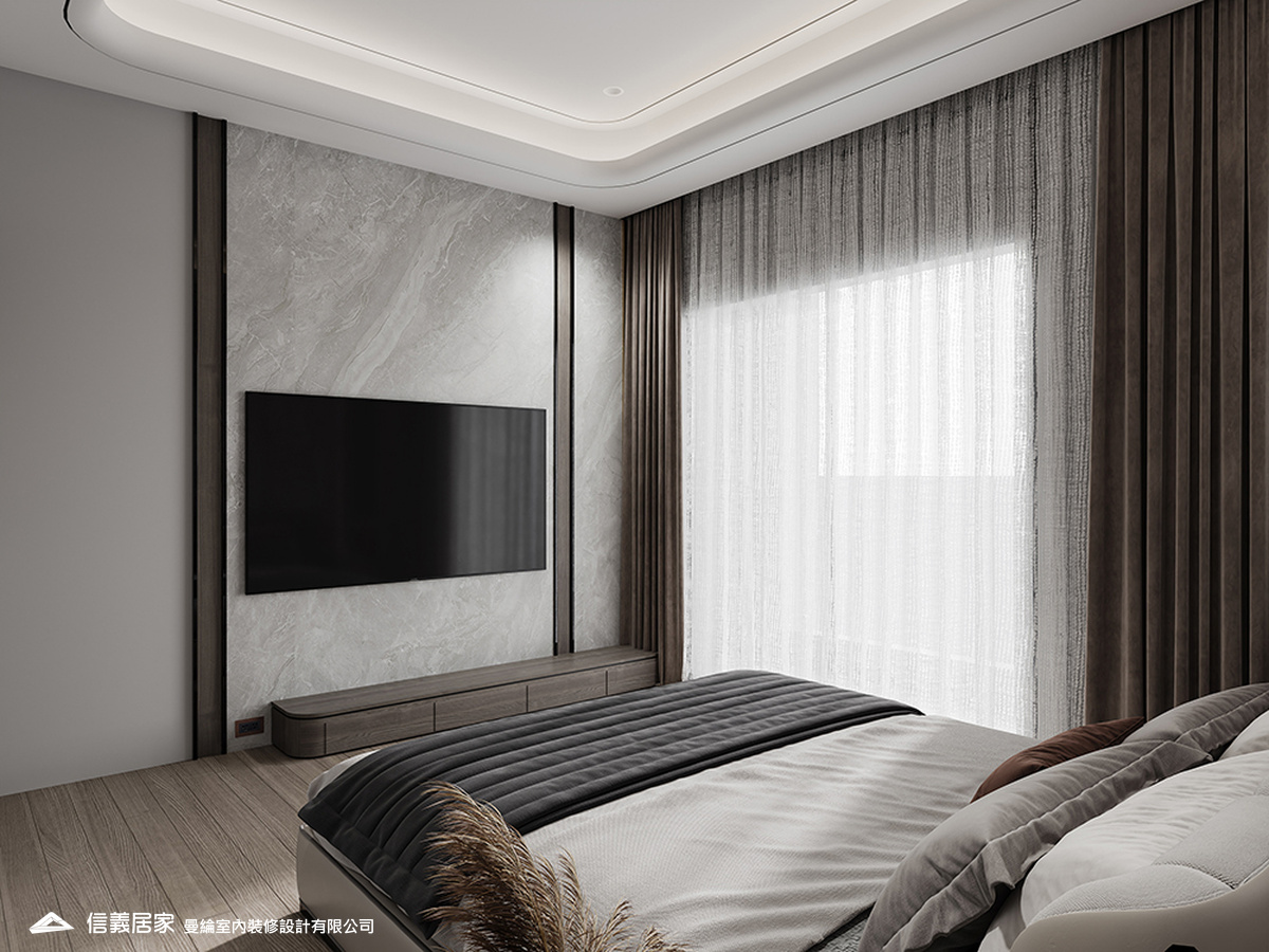 主臥-2-退休宅 輕奢風 大板磚 訂製宅 無障礙空間