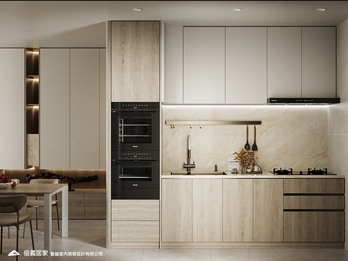 餐廳-3-退休宅 輕奢風 大板磚 訂製宅 無障礙空間