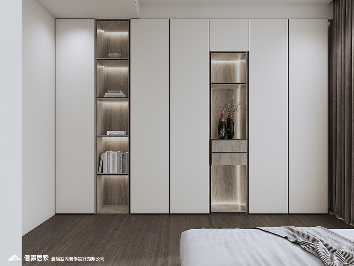 主臥-3-退休宅 輕奢風 大板磚 訂製宅 無障礙空間