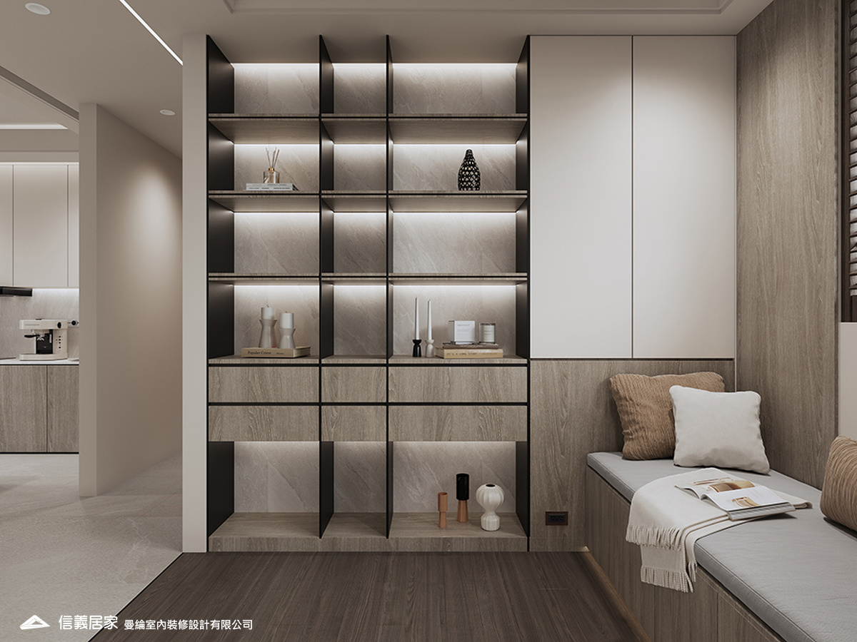 多功能房-2-退休宅 輕奢風 大板磚 訂製宅 無障礙空間