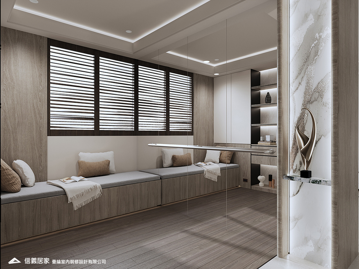 多功能房-3-退休宅 輕奢風 大板磚 訂製宅 無障礙空間