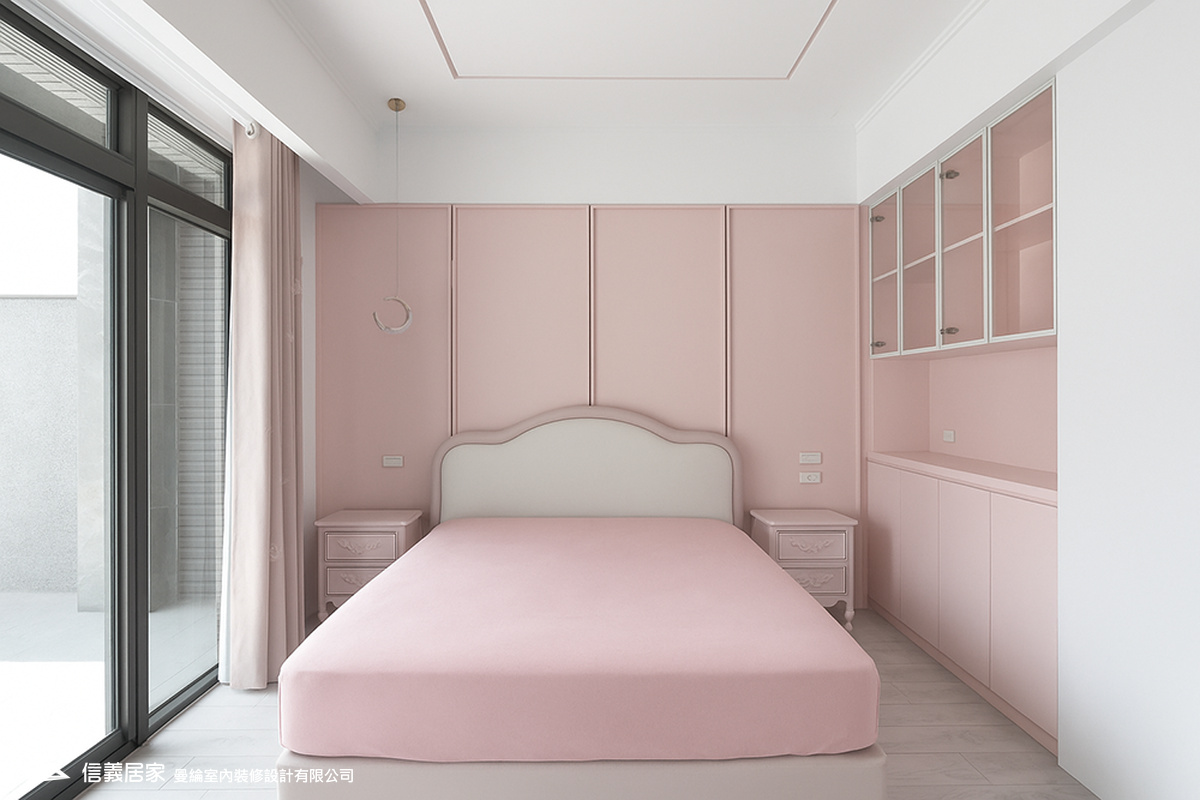 主臥-1-退休宅 輕奢風 大板磚 訂製宅 美式現代風