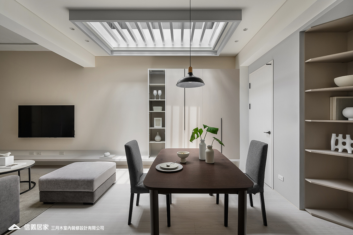 圖二：團隊大膽創新的在室內開出一道絕美天井。