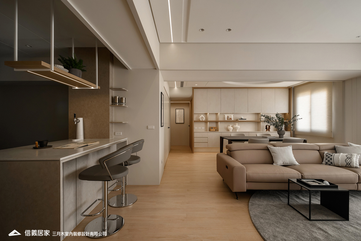 圖三：老屋翻修後，空間更寬廣通透＿慢旅退休宅。