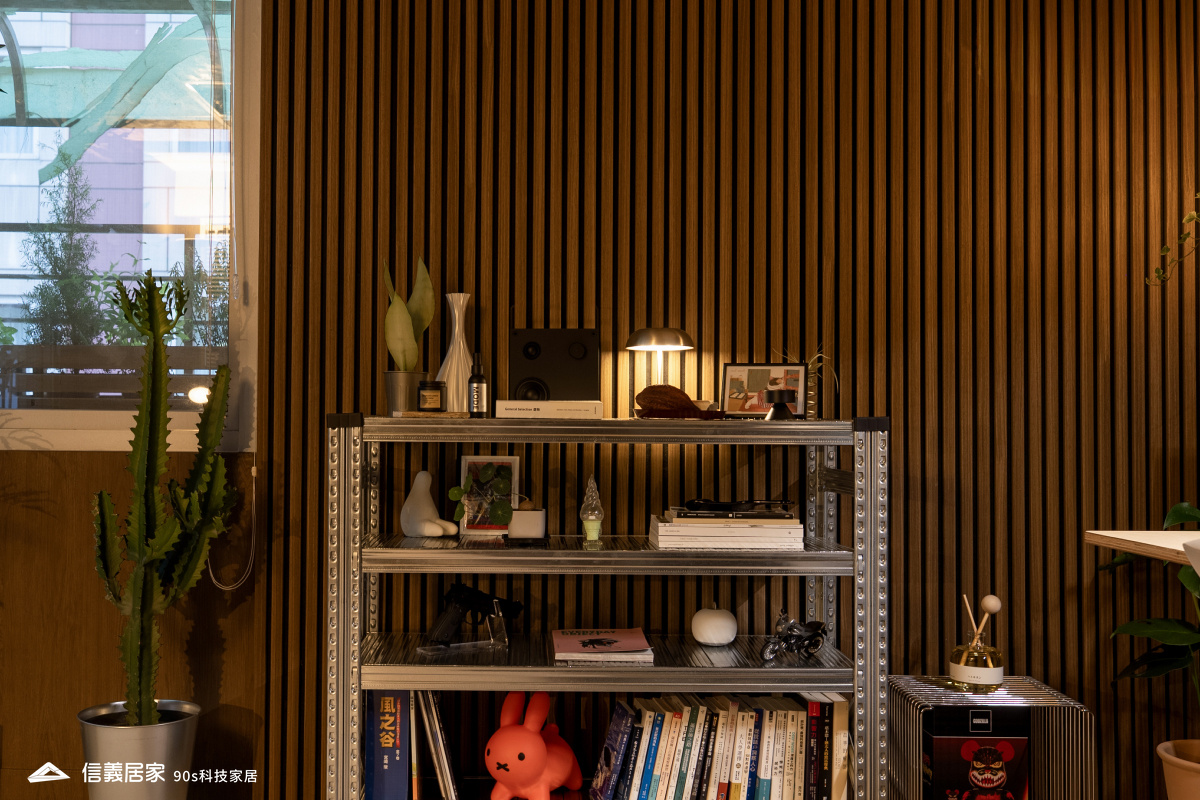 吸音木格柵板、焦糖胡桃棕