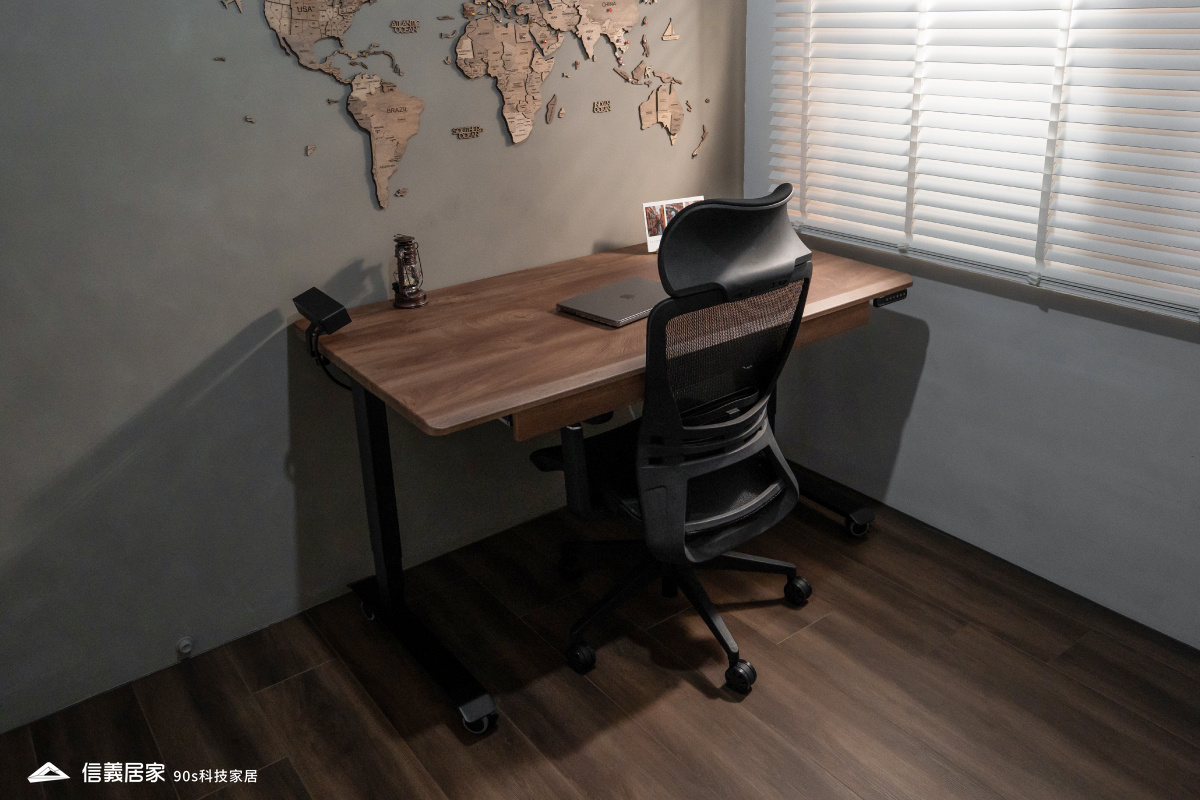 頂級SPC石塑卡扣地板、北美胡桃木