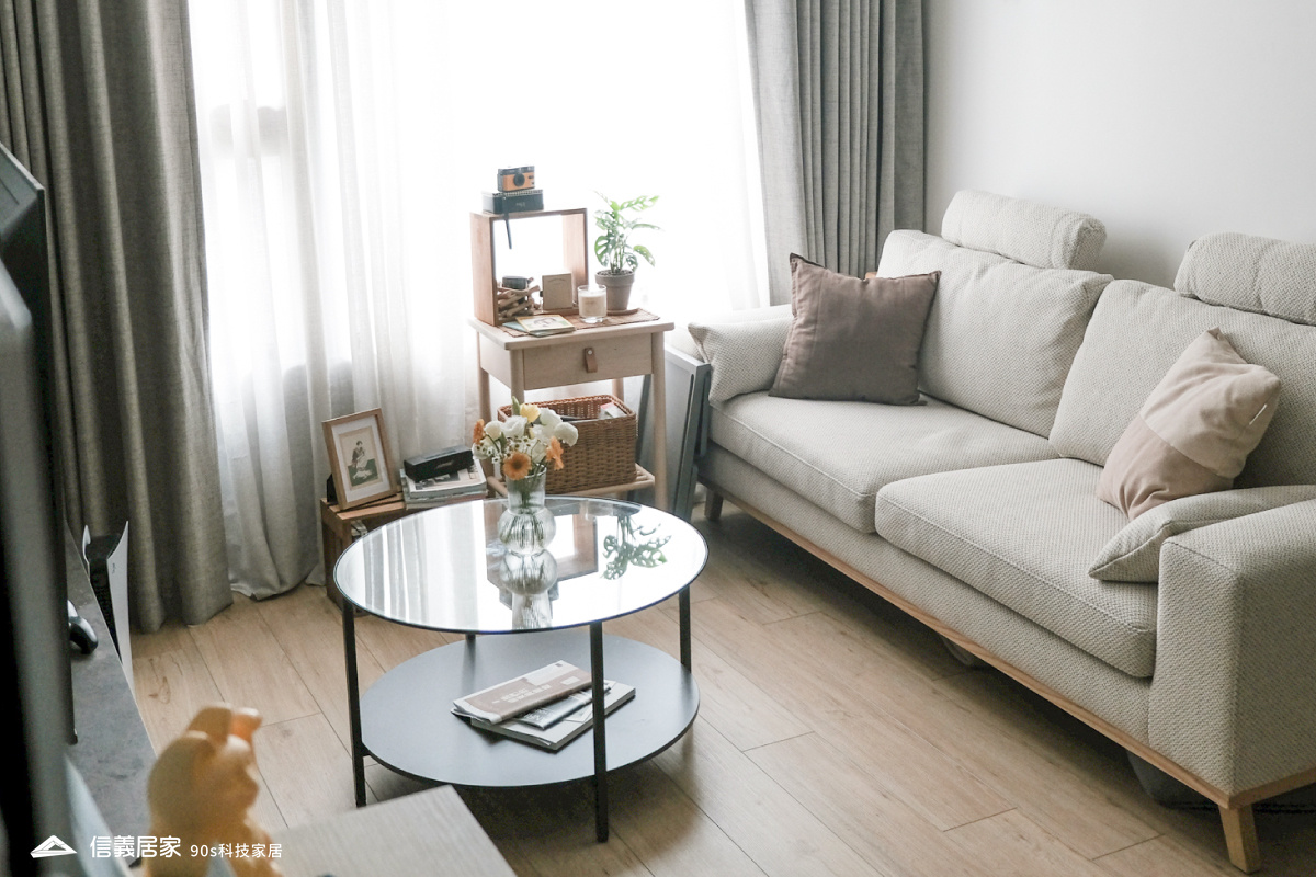 頂級SPC石塑卡扣地板、現代白橡木