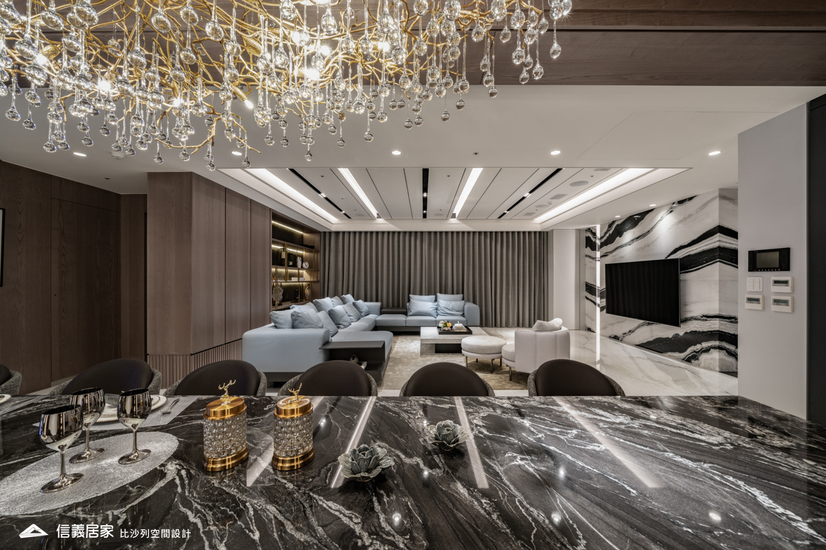 國美建設12｜奢華風｜餐廳｜榮獲 2023德國IF Design